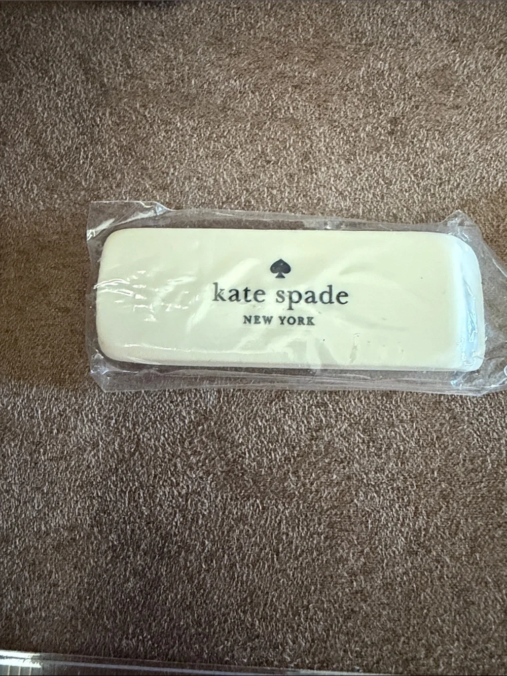 kate spade pencil Pouch inclds Ruler, Eraser, & Sharpener